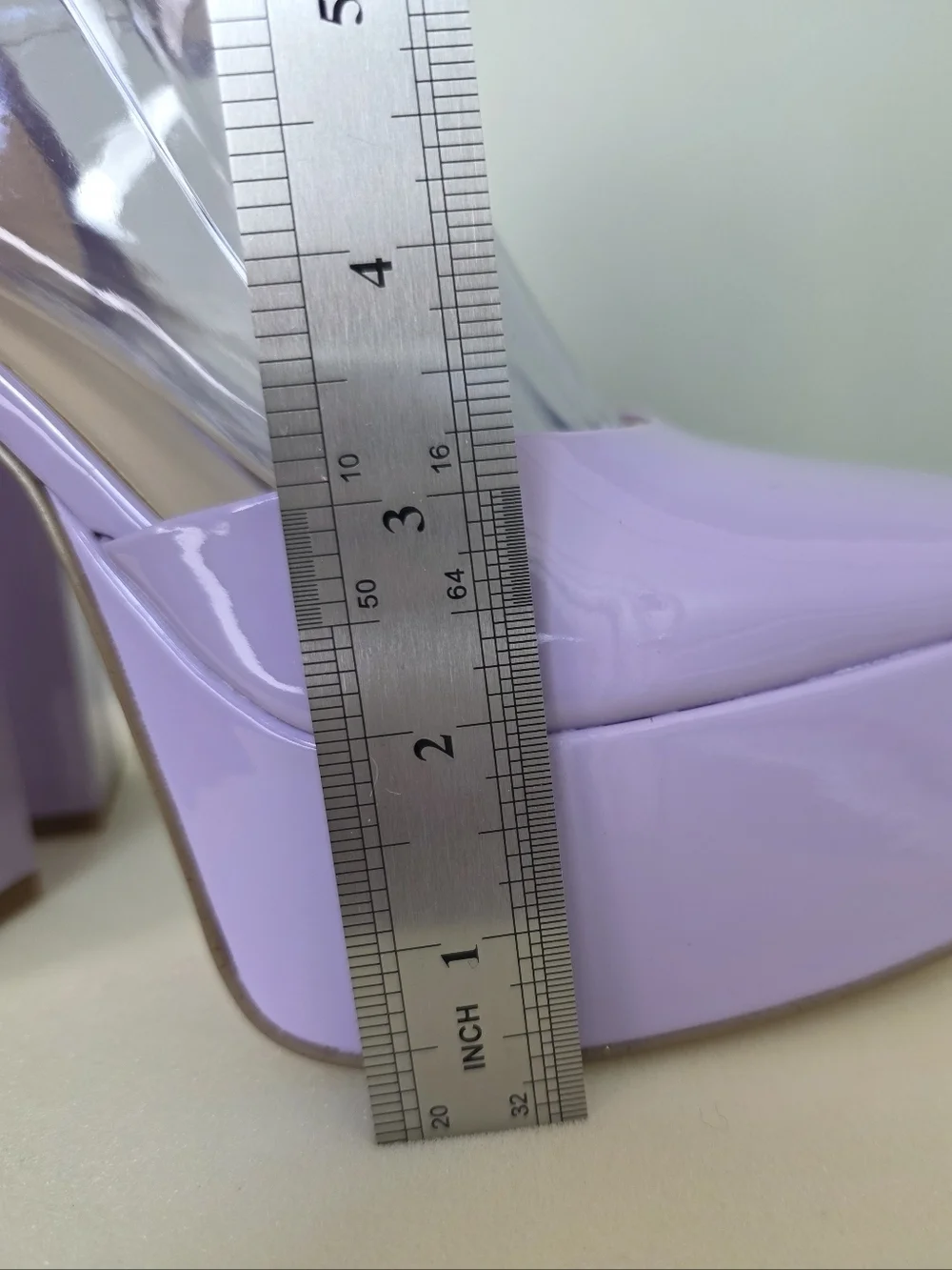 ​BP. Danni Platform Pump Square Toe, Lilac Purple – Size 7.5M - Great Condition!